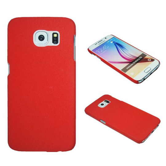 Samsung Galaxy S6 - Okrasni pokrovček (06) - rdeč
