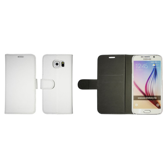 Samsung Galaxy S6 - Preklopna torbica (Book) - bela