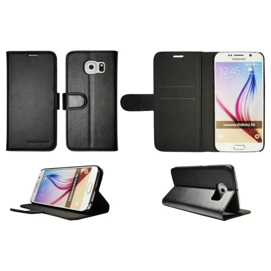 Samsung Galaxy S6 - Preklopna torbica (Book) - črna