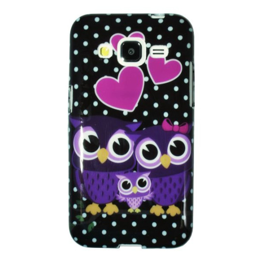 Samsung Galaxy Core Prime - Gumiran ovitek (TPUP) - Owls in love