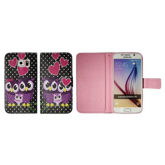 Samsung Galaxy S6 - Preklopna torbica (WLGP) - Night owls