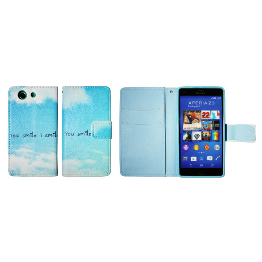 Sony Xperia Z3 Compact/Mini - Preklopna torbica (WLGP) - Smile