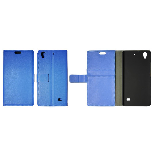 Huawei Ascend G620s - Preklopna torbica (WL) - modra