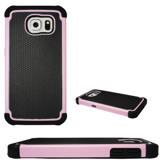 Samsung Galaxy S6 - Gumiran ovitek (25) - roza