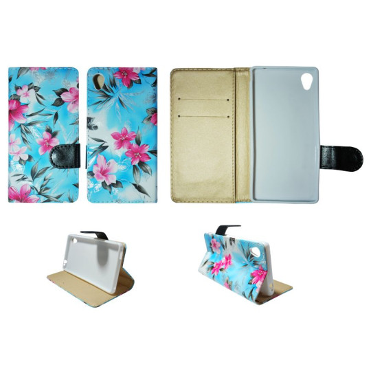 Sony Xperia M4 Aqua - Preklopna torbica (64) - modra