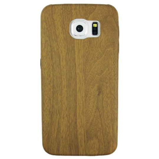 Samsung Galaxy S6 - Gumiran ovitek (27) - temno rjav