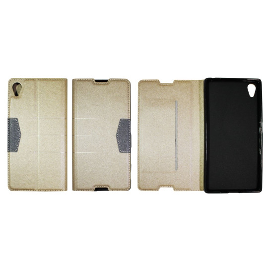 Sony Xperia Z5 - Preklopna torbica (47G) - bež