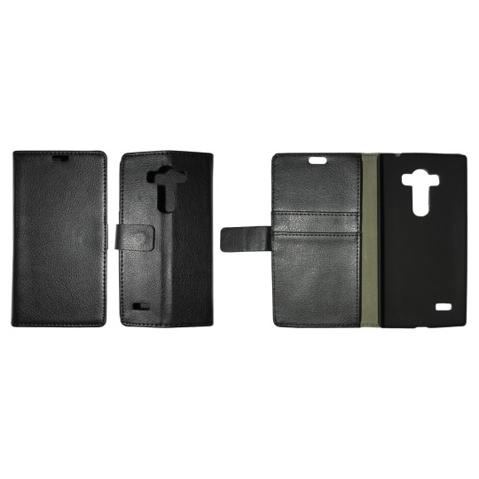 LG G4s Beat - Preklopna torbica (WL) - črna