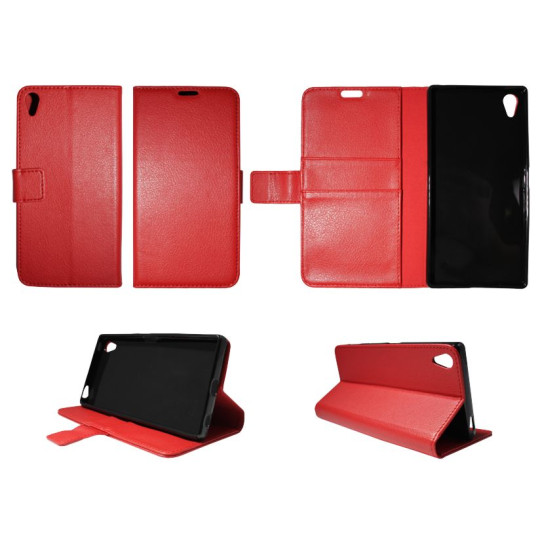 Sony Xperia Z5 Premium - Preklopna torbica (WLG) - rdeča