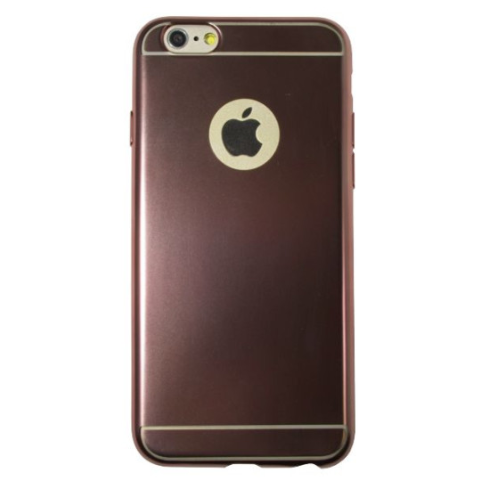Apple iPhone 6/6S - Gumiran ovitek (TPUE) - cel roza