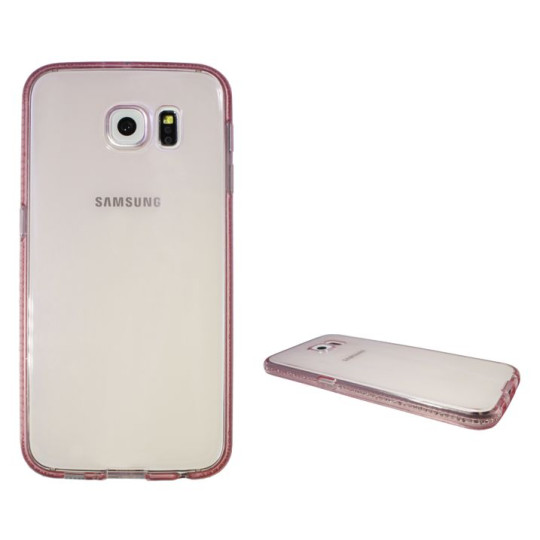 Samsung Galaxy S6 - Gumiran ovitek (TPUD) - rob roza