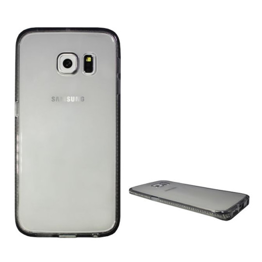 Samsung Galaxy S6 Edge - Gumiran ovitek (TPUD) - rob siv