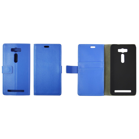 Asus Zenfone 2 Laser ZE500KL - Preklopna torbica (WL) - modra