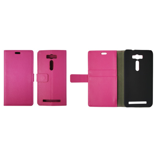 Asus Zenfone 2 Laser ZE500KL - Preklopna torbica (WL) - roza