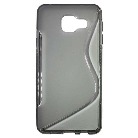 Samsung Galaxy A3 (2016) - Gumiran ovitek (TPU) - sivo-prosojen SLine