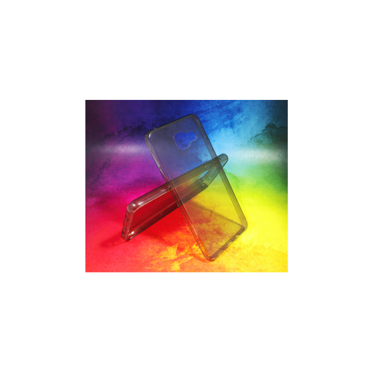 Samsung Galaxy A3 (2016) - Gumiran ovitek (TPUA) - sivo-prosojen