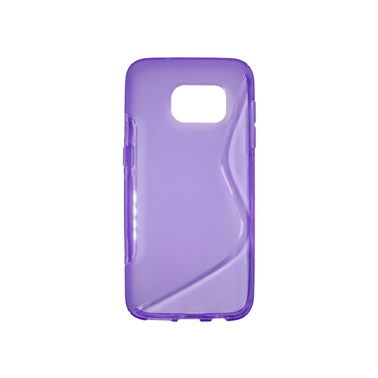 Samsung Galaxy S7 - Gumiran ovitek (TPU) - vijolično-prosojen SLine
