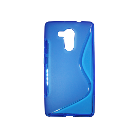 Huawei Mate 8 - Gumiran ovitek (TPU) - modro-prosojen SLine