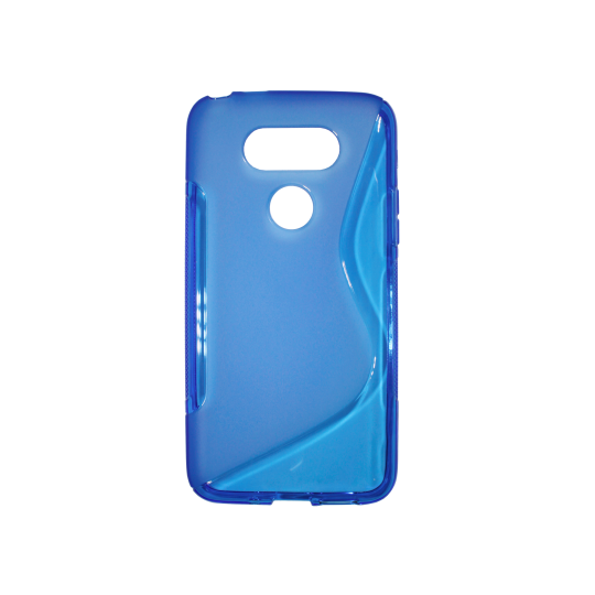 LG G5/G5 SE - Gumiran ovitek (TPU) - modro-prosojen SLine