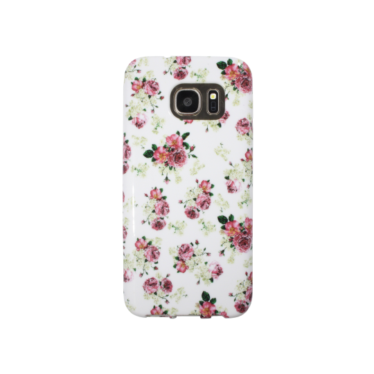 Samsung Galaxy S7 - Gumiran ovitek (TPUP) - Flowers