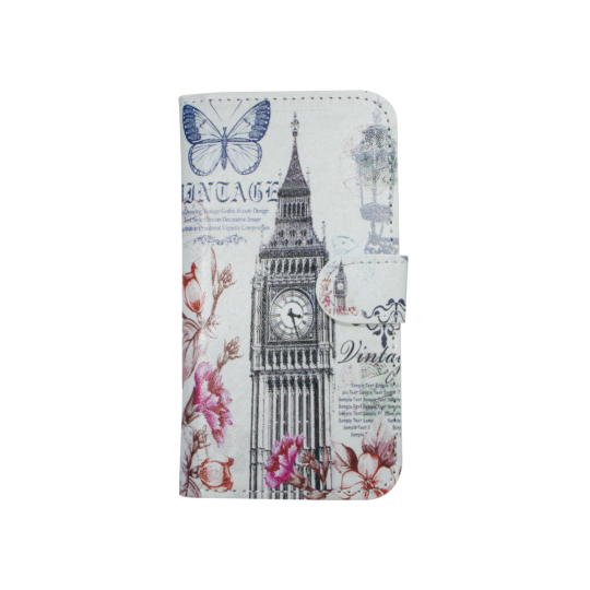 Samsung Galaxy A3 (2016) - Preklopna torbica (WLP) - Big Bang & butterfly