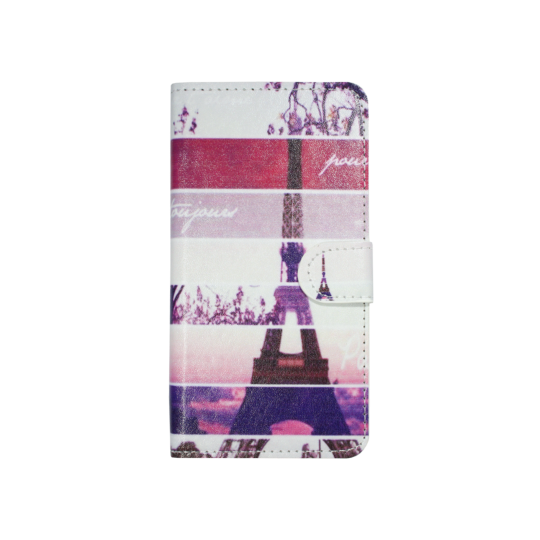 Samsung Galaxy S7 - Preklopna torbica (WLP) - Colorful Eiffel