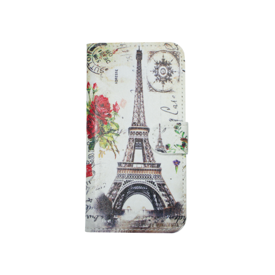 Samsung Galaxy A3 (2016) - Preklopna torbica (WLP) - Eiffel & rose