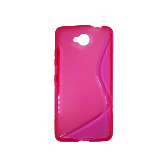 Microsoft Lumia 650 - Gumiran ovitek (TPU) - roza-prosojen SLine