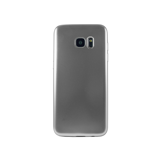 Samsung Galaxy S7 Edge - Gumiran ovitek (TPUE) - mat srebrn