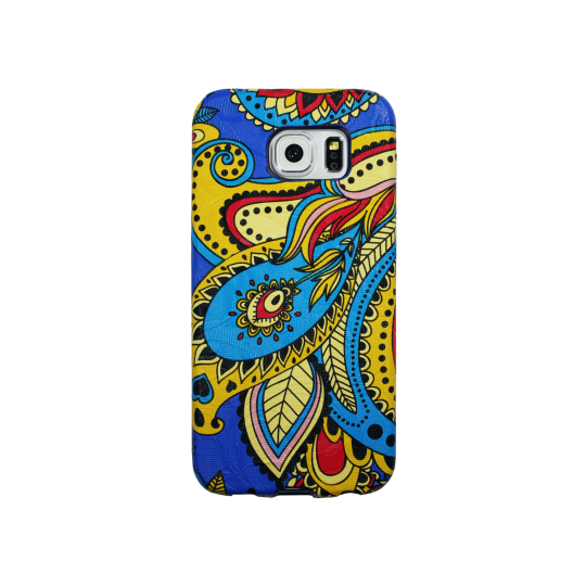 Samsung Galaxy S6 - Gumiran ovitek (TPU3D) - vzorec 3