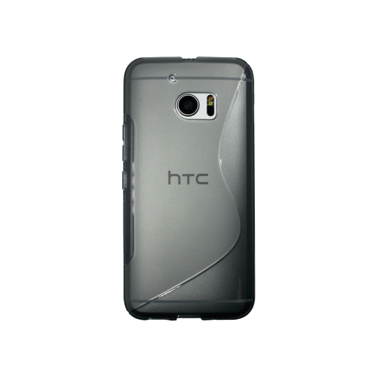 HTC 10/10 Lifestyle - Gumiran ovitek (TPU) - sivo-prosojen SLine