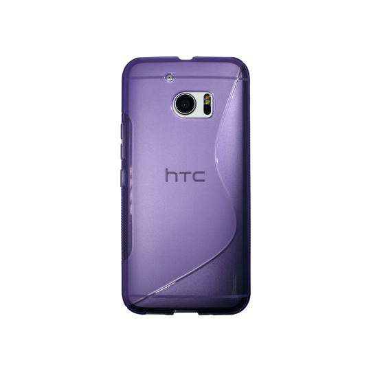 HTC 10/10 Lifestyle - Gumiran ovitek (TPU) - vijolično-prosojen SLine