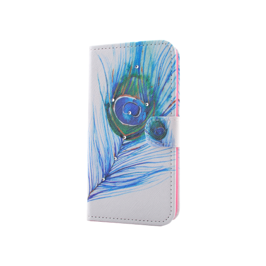 LG G5/G5 SE - Preklopna torbica (WLGP) - Peacock feather