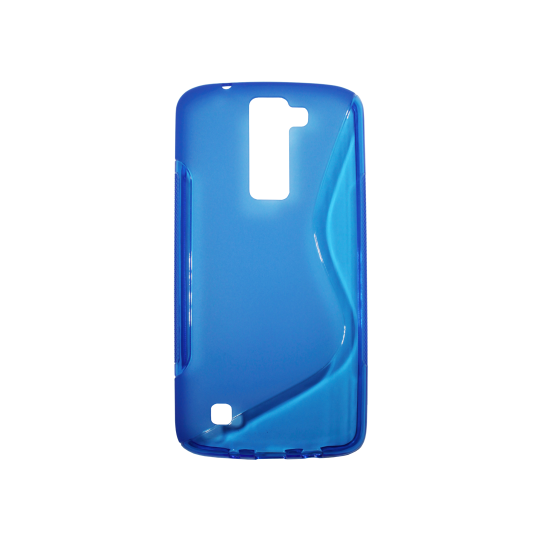 LG K8 - Gumiran ovitek (TPU) - modro-prosojen SLine