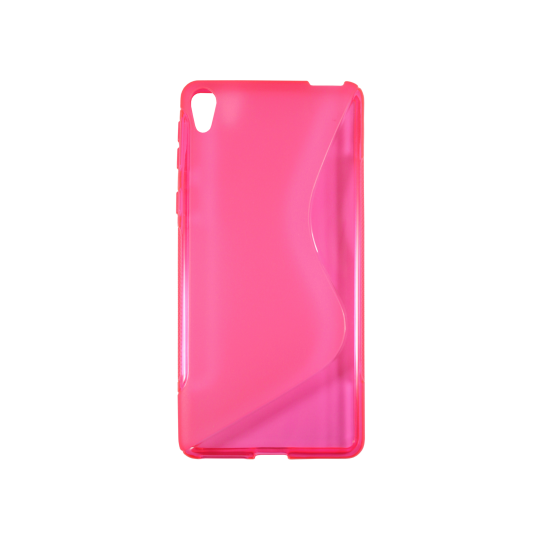 Sony Xperia E5 - Gumiran ovitek (TPU) - rozao-prosojen SLine