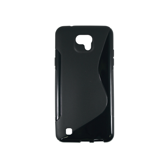 LG X cam - Gumiran ovitek (TPU) - črn SLine