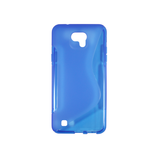 LG X cam - Gumiran ovitek (TPU) - modro-prosojen SLine