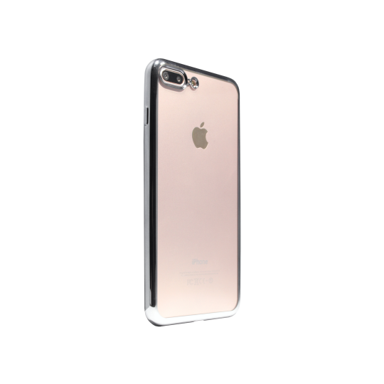 Apple iPhone 7 Plus/8 Plus - Gumiran ovitek (TPUE) - rob črn