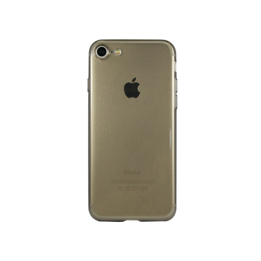 Apple iPhone 7/8/SE (2020)/SE (2022) - Gumiran ovitek (TPUA) - sivo-prosojen