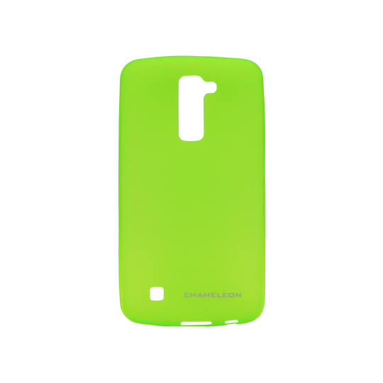 LG K10 - Gumiran ovitek (TPUM) - zeleno-prosojen mat