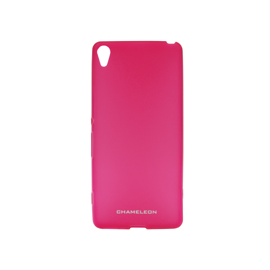 Sony Xperia XA - Gumiran ovitek (TPUM) - roza-prosojen mat