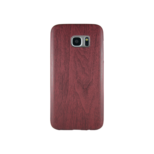 Samsung Galaxy S7 Edge - Gumiran ovitek (27) - temno rdeč