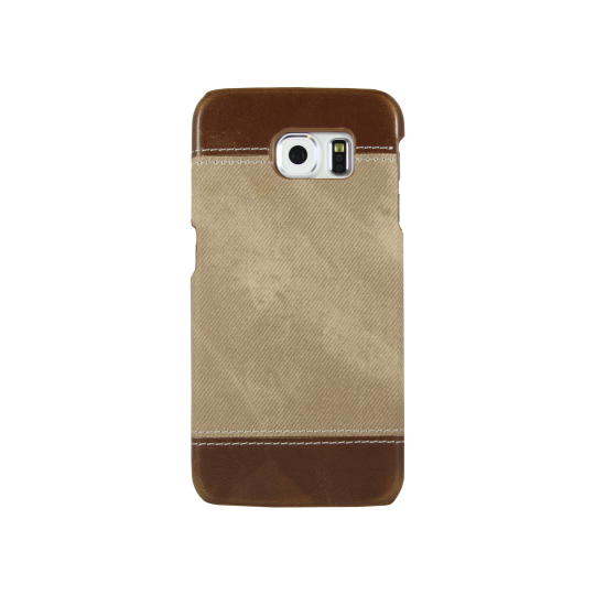 Samsung Galaxy S6 - Okrasni pokrovček (TPL) - rjav