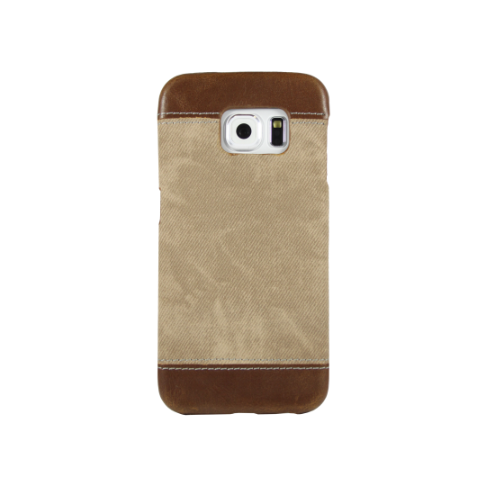 Samsung Galaxy S6 Edge - Okrasni pokrovček (TPL) - rjav