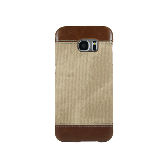 Samsung Galaxy S7 Edge - Okrasni pokrovček (TPL) - rjav