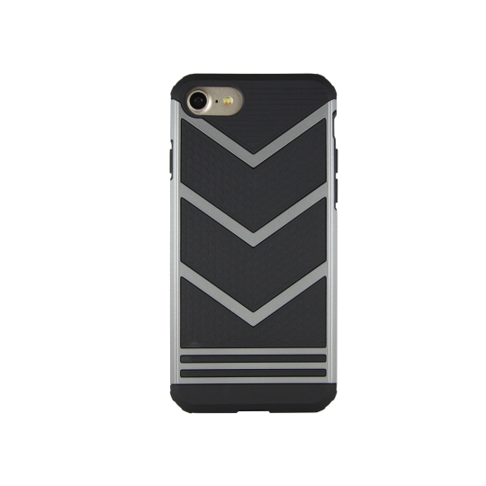 Apple iPhone 7/8/SE (2020)/SE (2022) - Gumiran ovitek (ARM-03) - srebrn