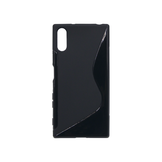 Sony Xperia XZ - Gumiran ovitek (TPU) - črn SLine