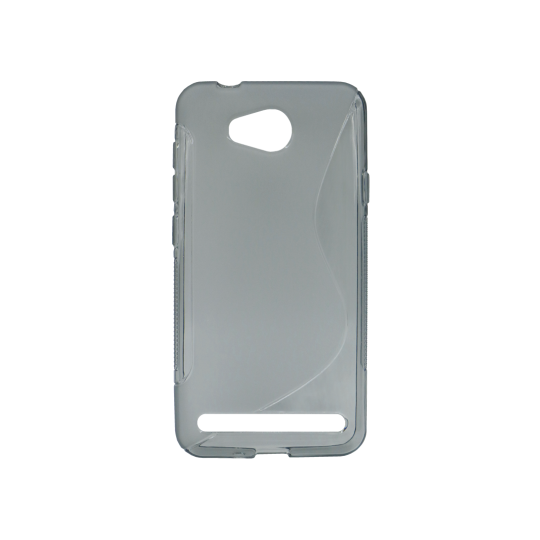 Huawei Y3 II - Gumiran ovitek (TPU) - sivo-prosojen SLine