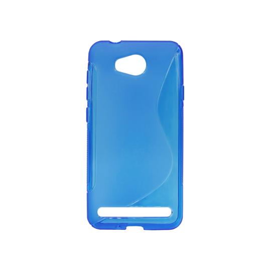 Huawei Y3 II - Gumiran ovitek (TPU) - modro-prosojen SLine