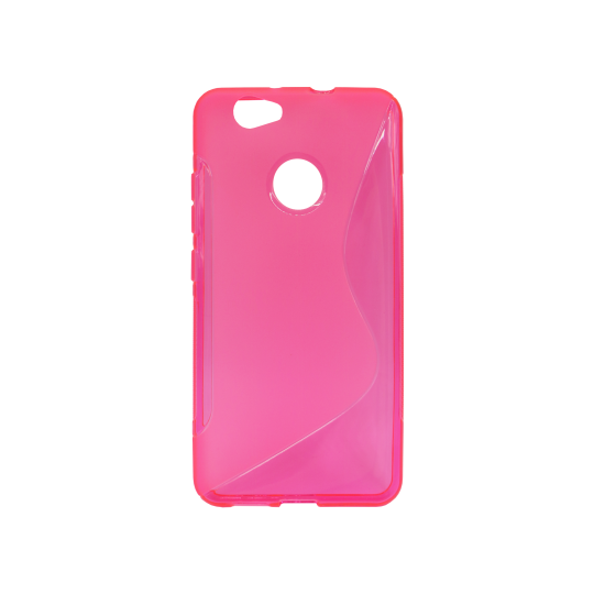 Huawei nova - Gumiran ovitek (TPU) - roza-prosojen SLine